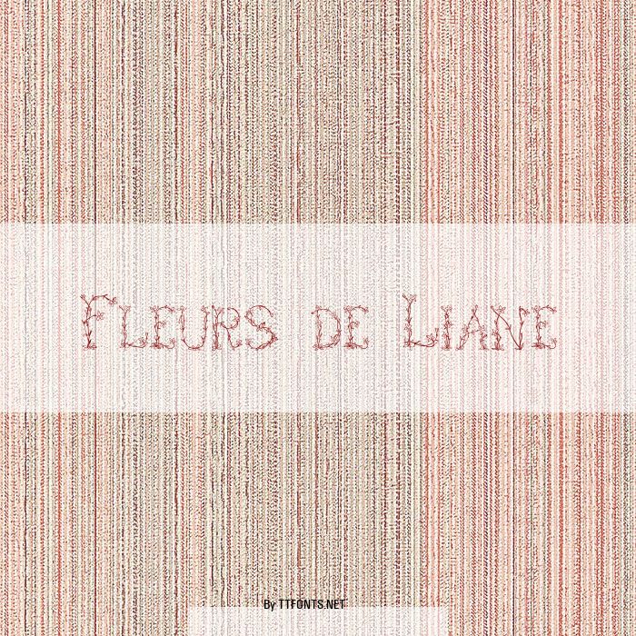Fleurs de Liane example